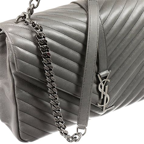 ysl collège bag|ysl college bag large grey.